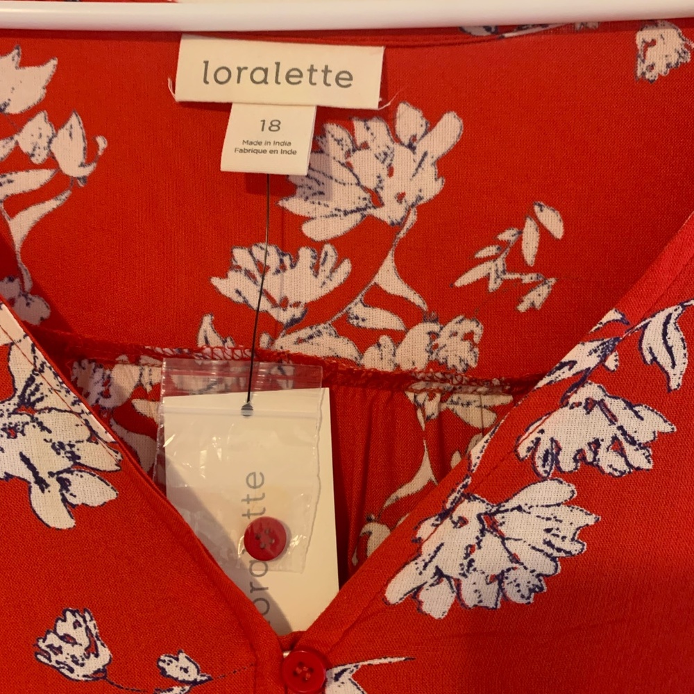 NWT Loralette "Endless Sun" Maxi Dress sz 18 - Picture 3 of 4